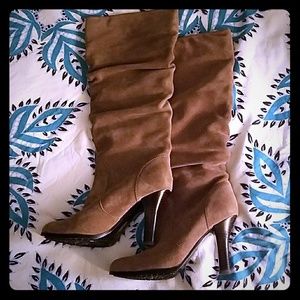 Leather Suede Boots